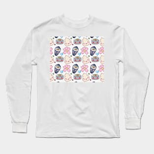 Sushi Pattern Long Sleeve T-Shirt